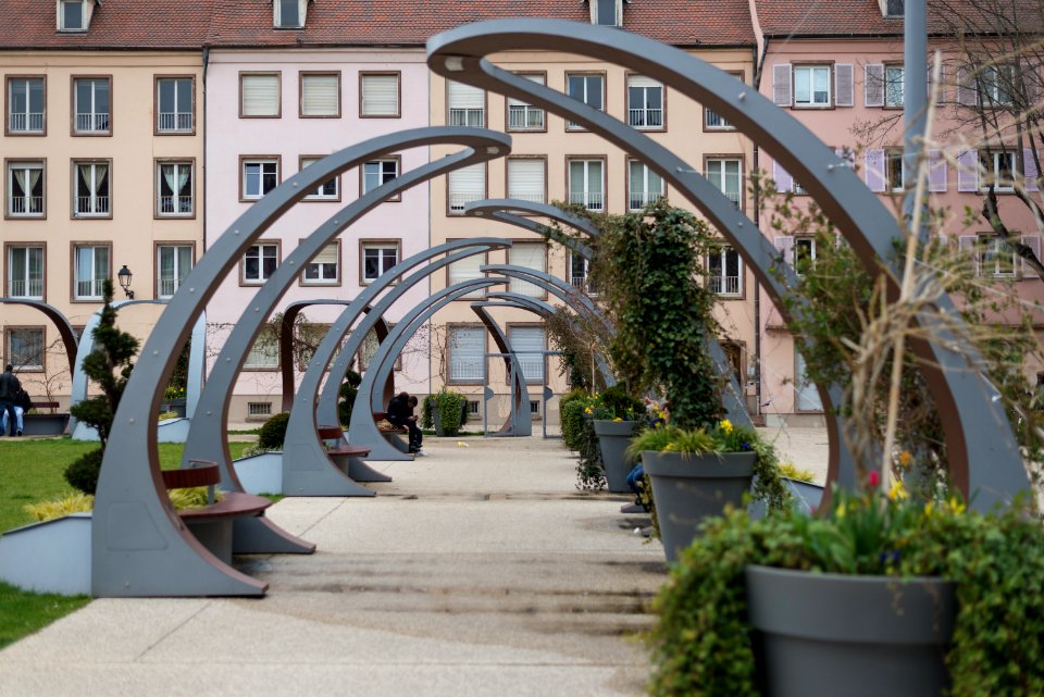 Park in Colmar, France