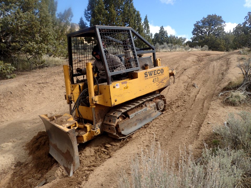 Trail maintenance in the Eagle Lake Field Office