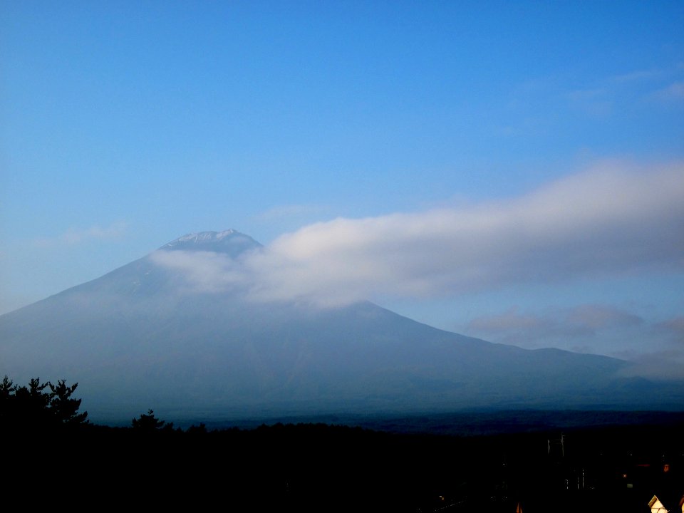 View of Mt Fuji from Hotel Balcony