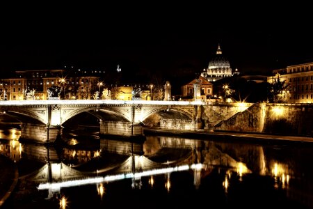 Tiber castle river bridge