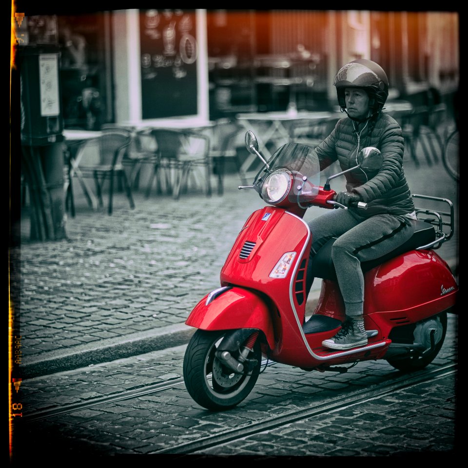 Red Scooter