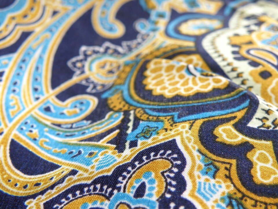 Blue ornament oriental