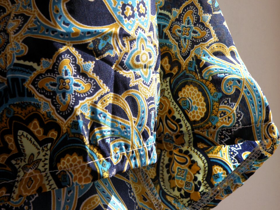 Blue ornament oriental