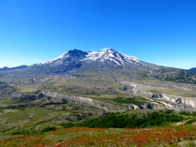 Loowit Falls Hike at Mt. St. Helens NM in Washington photo
