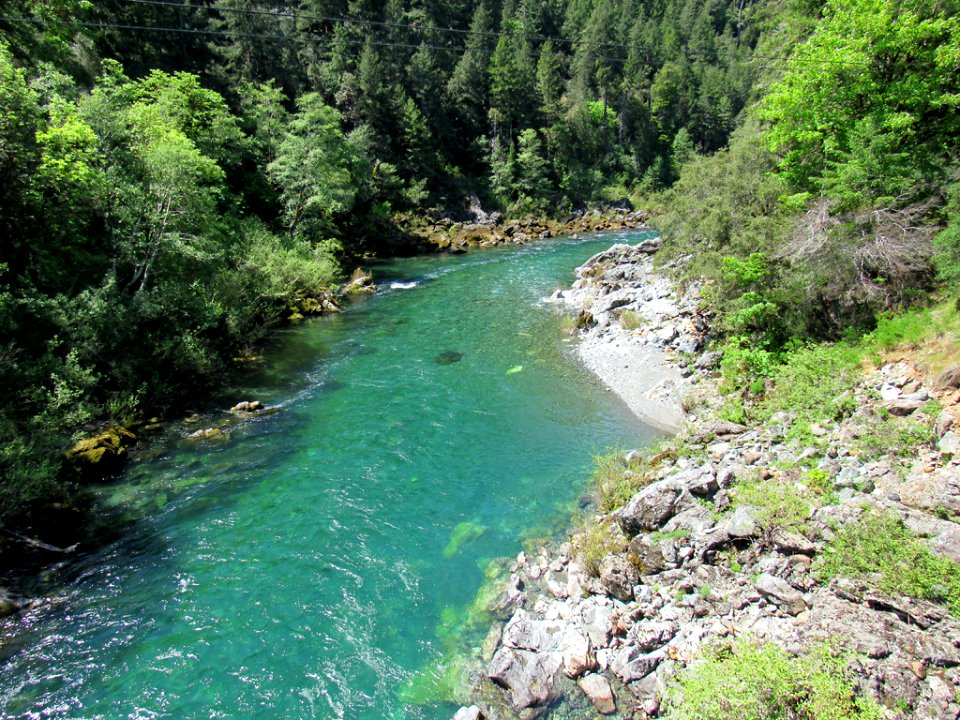 Smith River at Jedediah Smith Redwoods SP in California