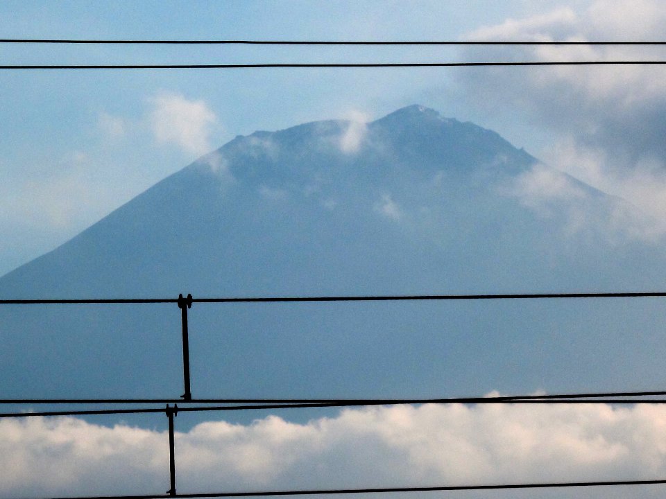 My Fuji Behind Wires
