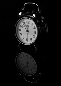 B w photography clock studio photo