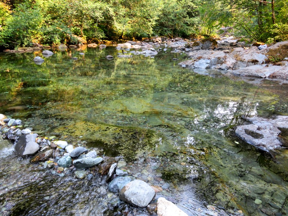 Santiam River at Opal Creek Wilderness in Oregon