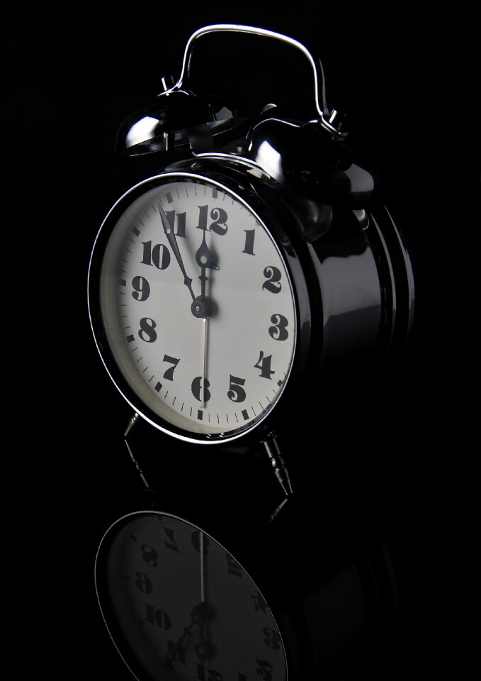 B w photography clock studio