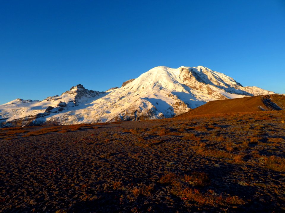 Burroughs Mt. Trail at Mt. Rainier NP in WA