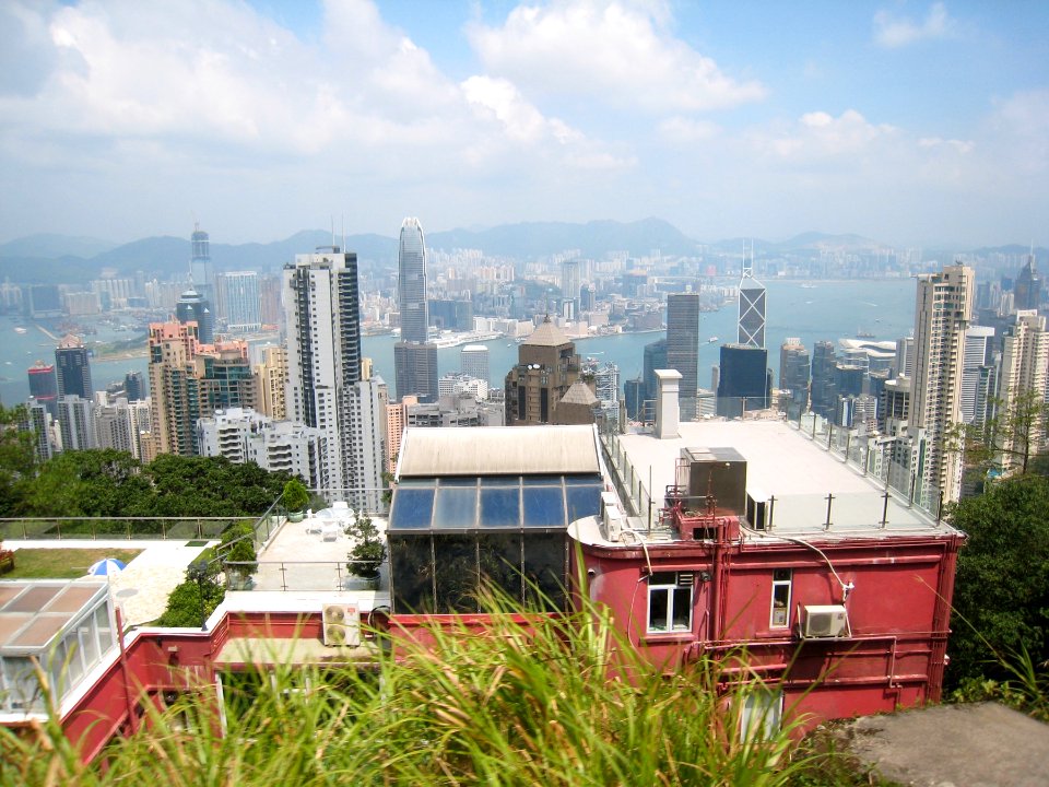 Pink House with Hong Kong View
