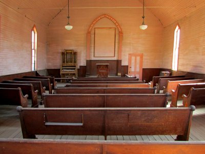 Methodist Church at Bodie Ghost Town in CA