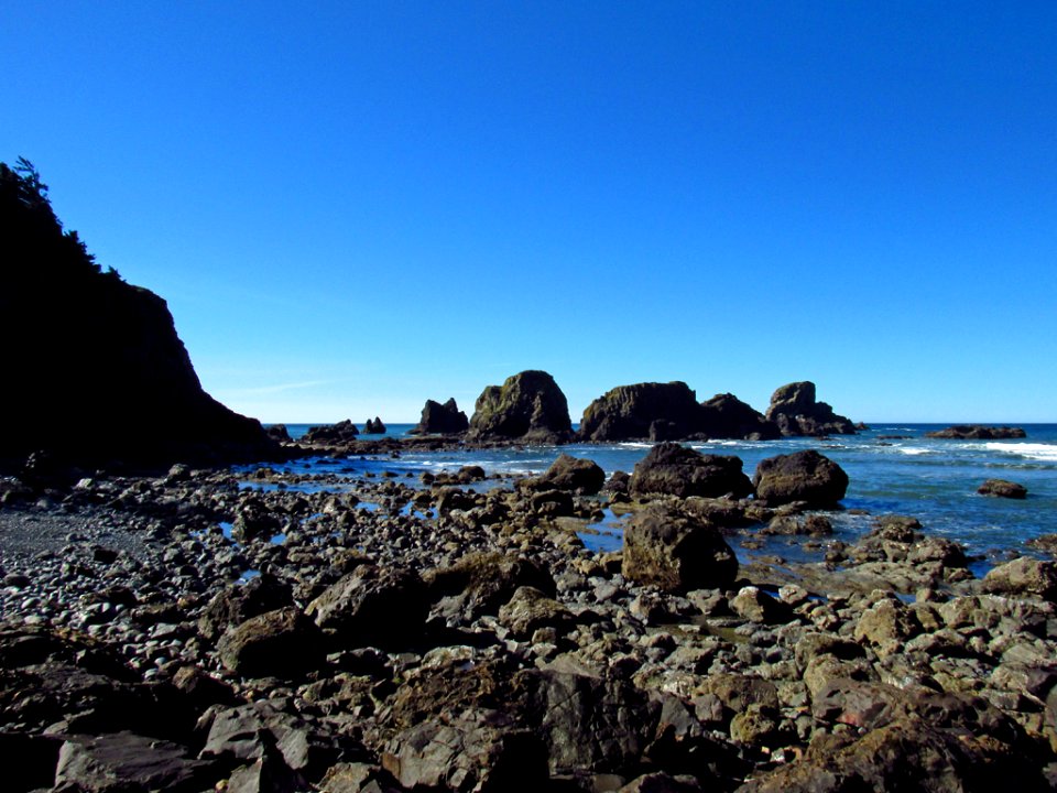 Low Tide at Pacific Coast in OR