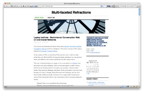 Multi Faceted Refractions