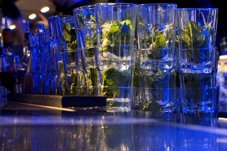 Mint rum bar