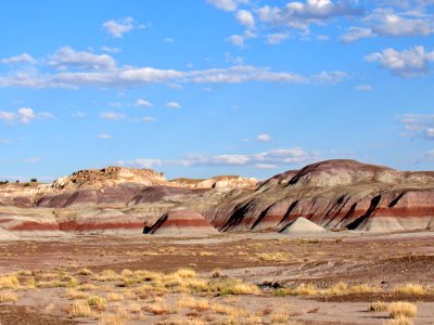 Blue Mesa at Petrified Forest NP in Arizona photo