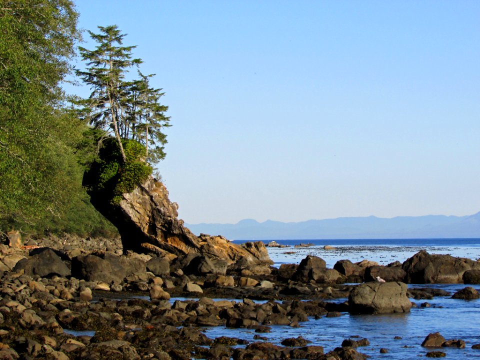 Neah Bay at Pacific Coast in WA