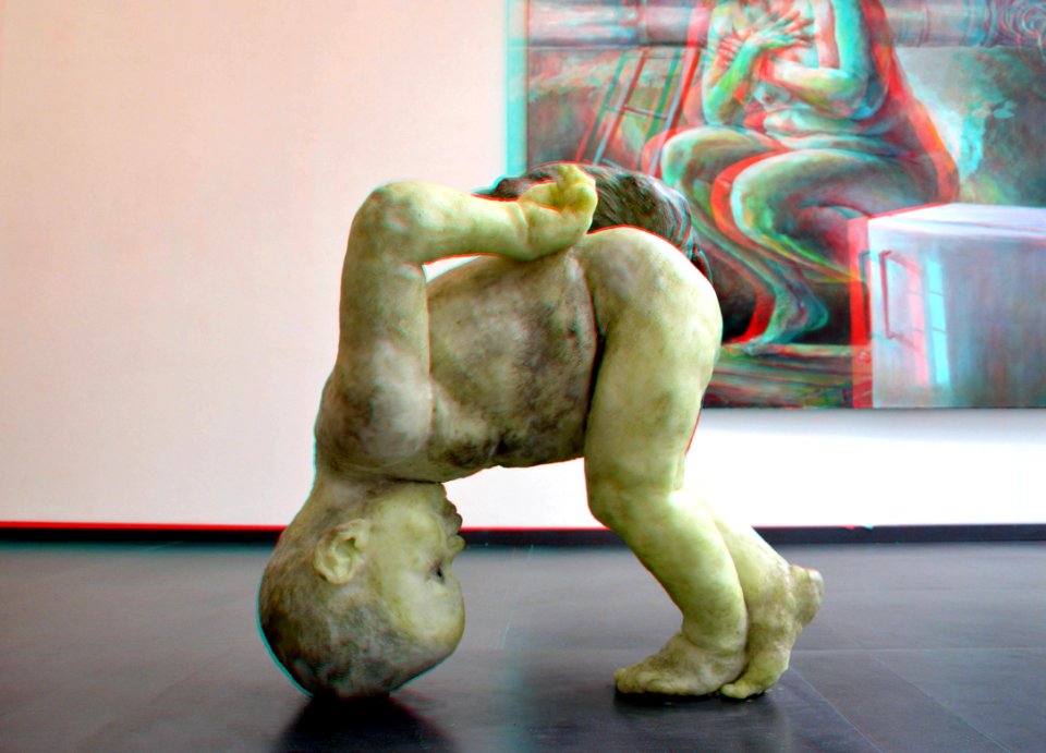 Art by Virgilius Moldovan in Zic Zerp gallery Rotterdam 3D