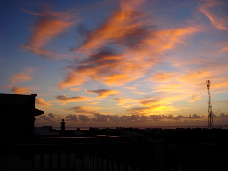 Clouds sea mediterranean