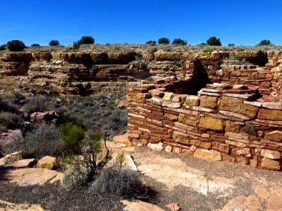 Lomaki Pueblo Ruin at Wupatki NM in AZ