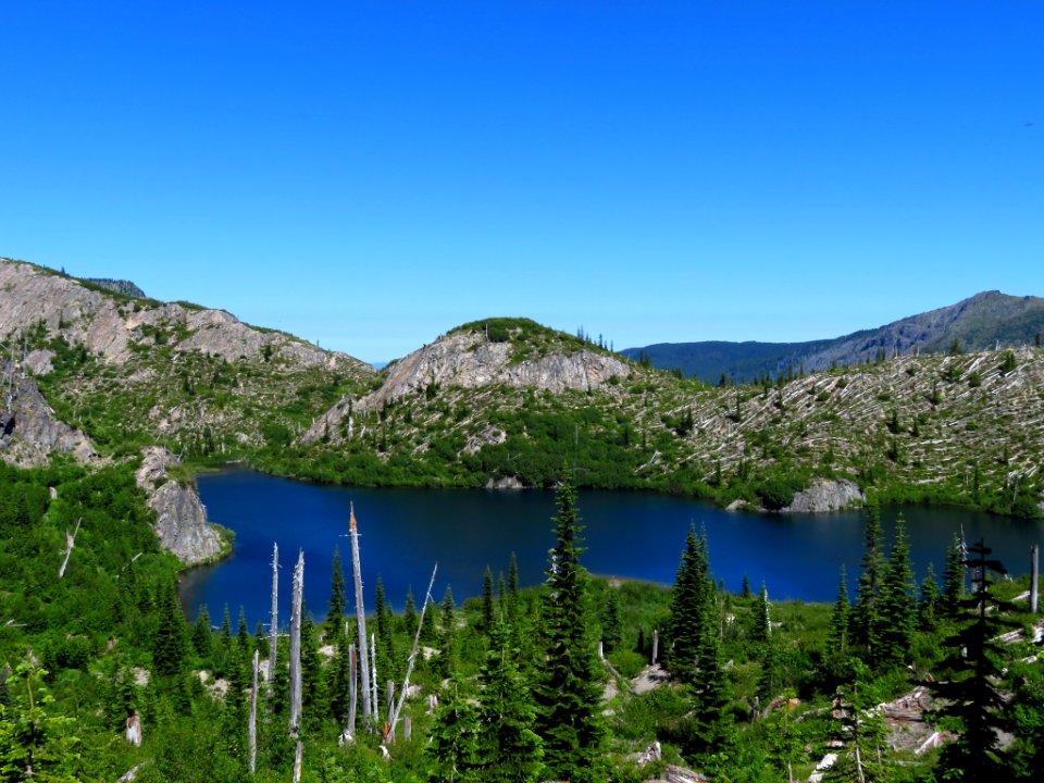 Panhandle Lake at Mt. Margaret Backcountry in WA