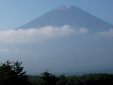 View of Mt Fuji from Hotel Balcony photo