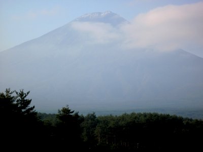 View of Mt Fuji from Hotel Balcony photo