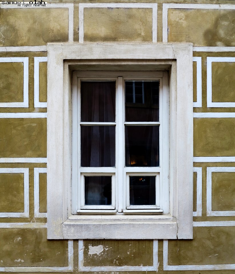 window in prague castle