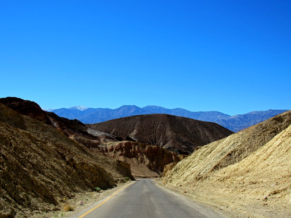 Artist's Drive at Death Valley NP in CA