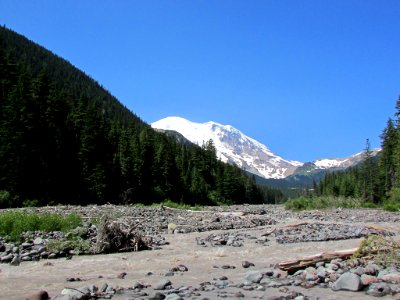 White River at Mt. Rainier NP in WA photo