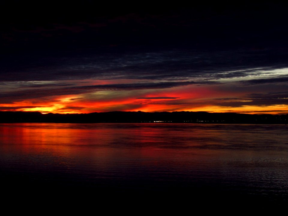 Sunrise at Columbia River