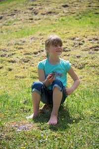 Rest sitting meadow