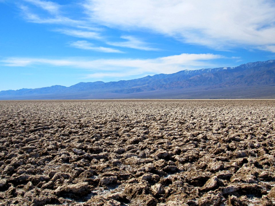 Devil's Golf Course at Death Valley NP in CA
