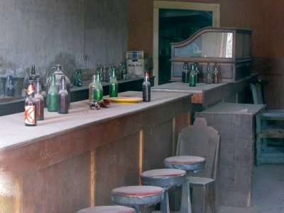 Saloon at Bodie Ghost Town in CA