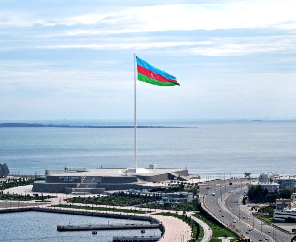 Second largest flag pole in the world Baku Azerbaijan