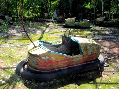 Bumper car Pripyat Chernobyl exclusion zone Ukraine