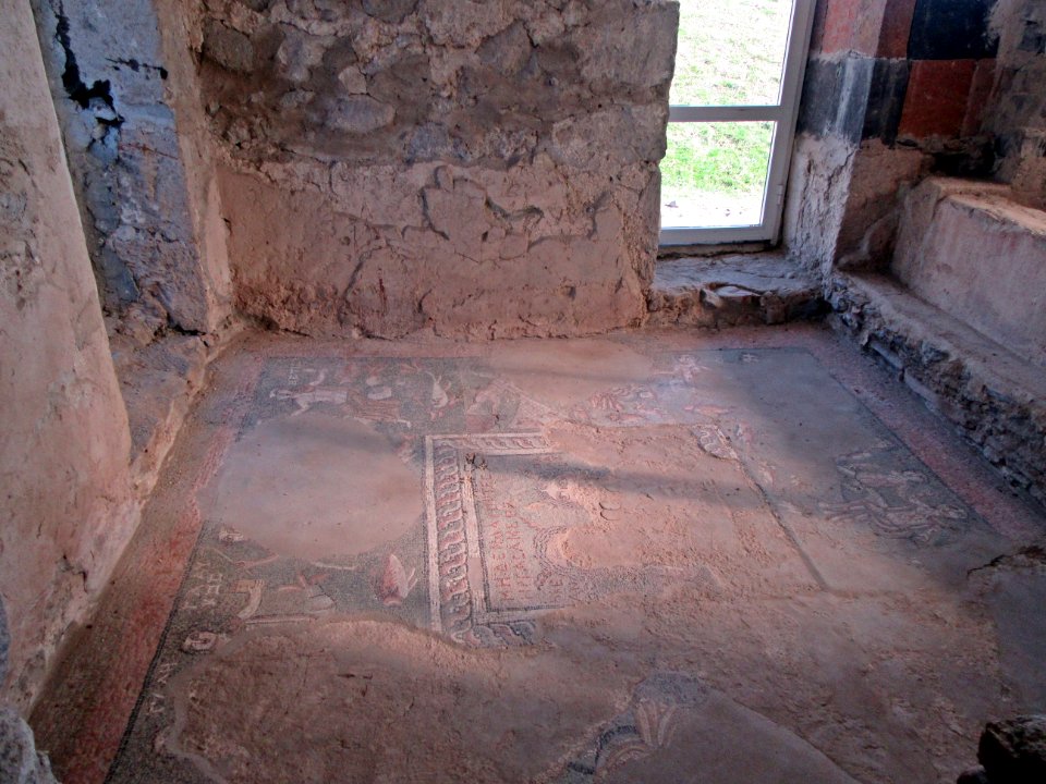 Bathhouse osaic we work but we earn nothign Garni Armenia