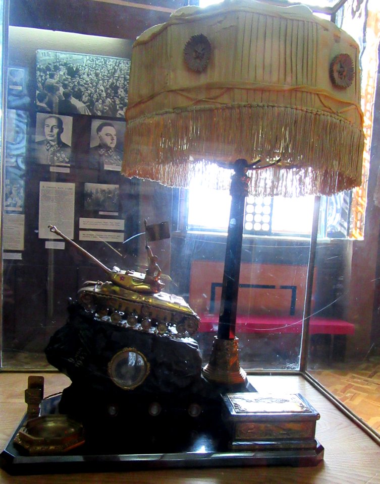 Tank Lamp Clock Ashtray box Stalin Museum Gori Georgia