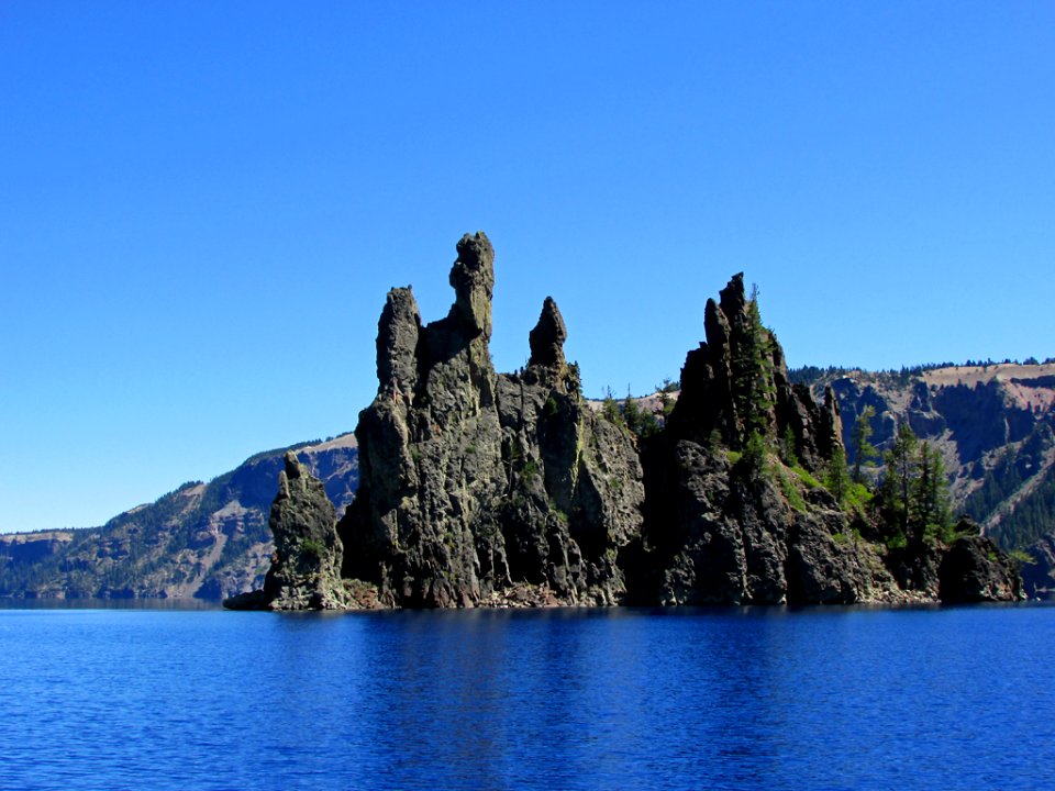 Phantom Ship at Crater Lake NP in OR