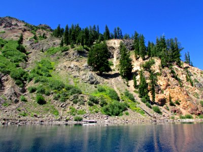 Boat Ride at Crater Lake NP in OR photo