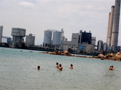 A Beach and a Power Plant
