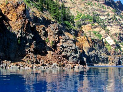 Boat Ride at Crater Lake NP in OR photo