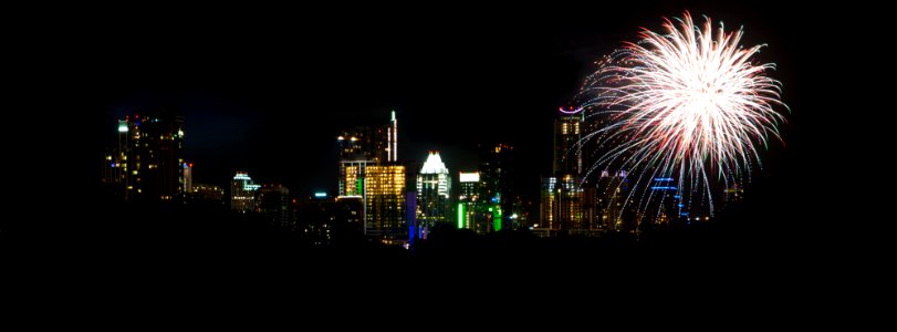 Zilker Park in Austin Texas on the 4th of July photo