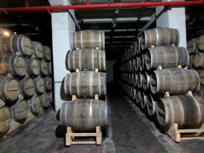 Ararat Brandy Company of Yerevan Armenia barrell storage