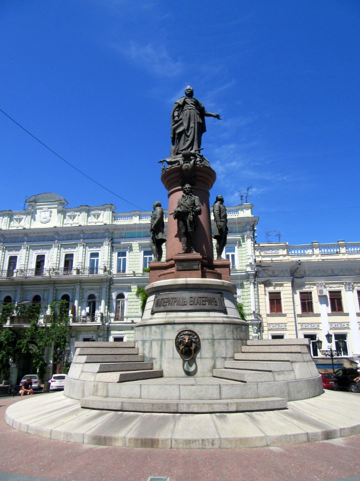 Catherine the great statue Odesa Ukriane