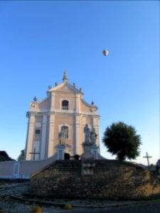 Armenian Church and balloon Kamyanets-Podilsky Ukraine