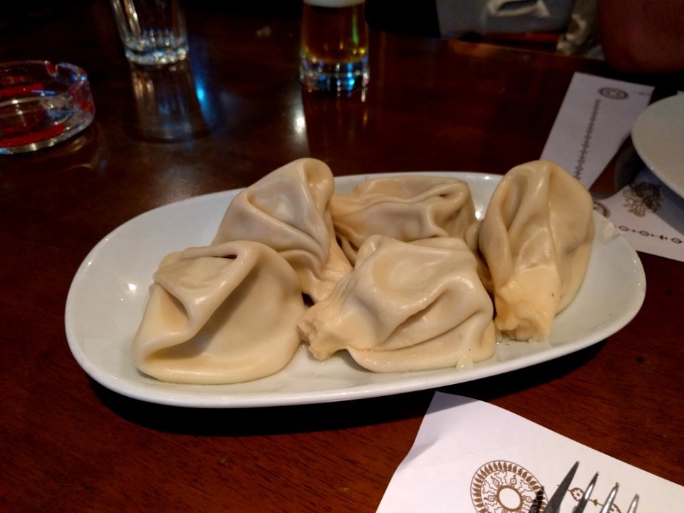 Khinkali Georgia Dumplings Beef with spices