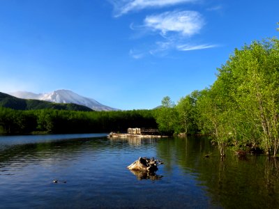 Coldwater Lake at Mt. St. Helens NM in Washington