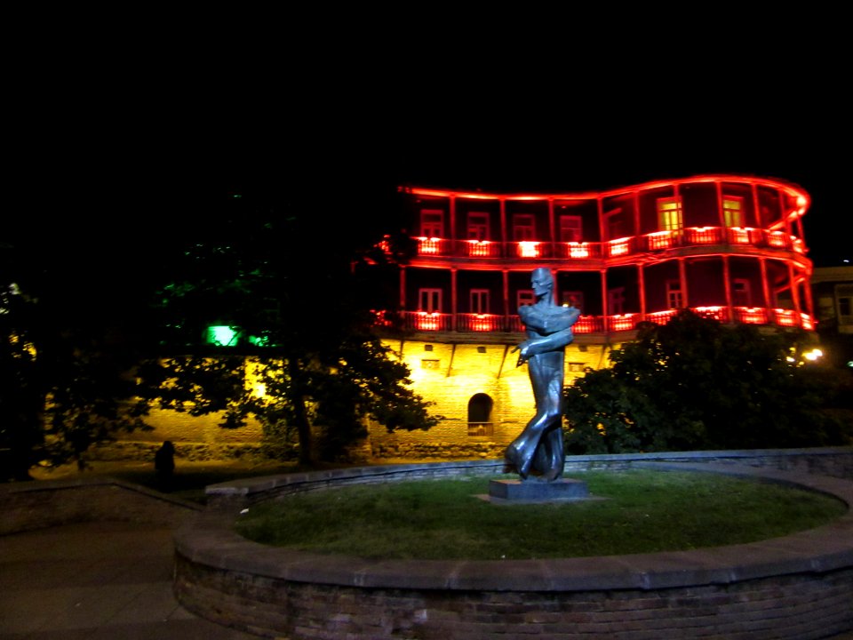 Lights in the Old City Tbilisi Georgia photo