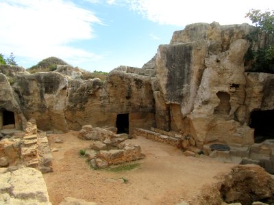 Catacombs at Tombs of the Kings 3rd century BC to 3rd century AD Pafo Cyprus